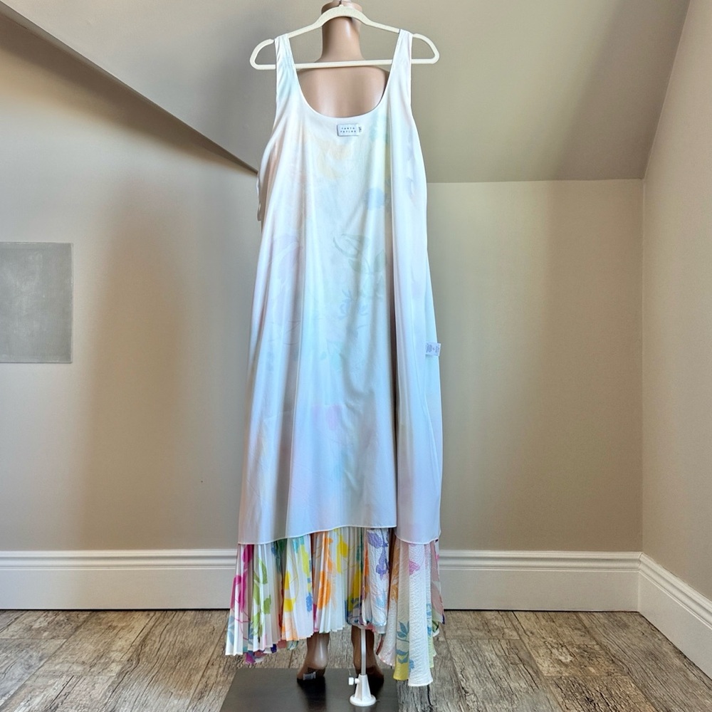 Tanya Taylor Colorful Floral High Low Dress - Picture 5 of 16